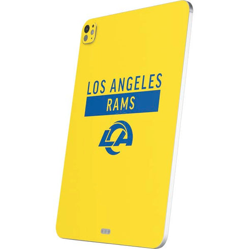 NFL Los Angeles Rams White Performance Series iPad Pro 13in M4 (2024) Skin