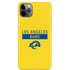 NFL Los Angeles Rams White Performance Series iPhone Cases