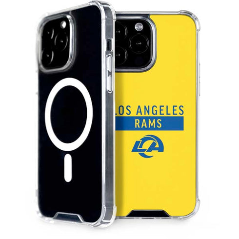 NFL Los Angeles Rams White Performance Series iPhone Cases