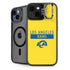 NFL Los Angeles Rams White Performance Series iPhone 14 Plus Kickstand Case