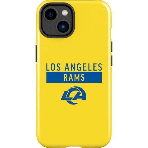 NFL Los Angeles Rams White Performance Series iPhone 15 Impact Case