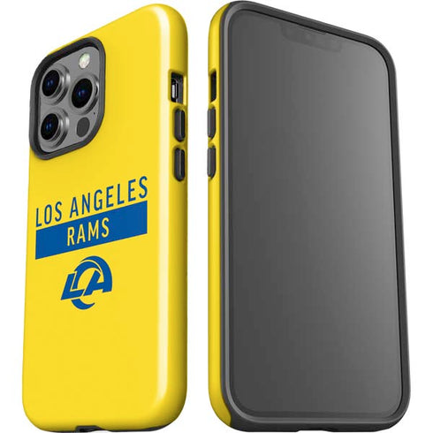NFL Los Angeles Rams White Performance Series iPhone 15 Pro Impact Case
