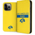 NFL Los Angeles Rams White Performance Series iPhone 15 Pro Max Folio Case