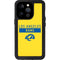 NFL Los Angeles Rams White Performance Series iPhone 15 Pro Waterproof Case