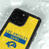 NFL Los Angeles Rams White Performance Series iPhone 15 Pro Waterproof Case