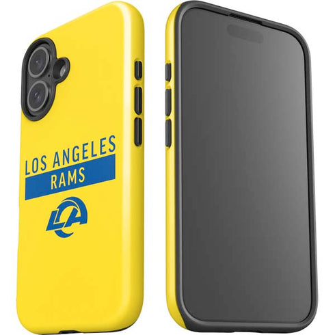 NFL Los Angeles Rams White Performance Series iPhone 16 Impact Case