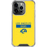 NFL Los Angeles Rams White Performance Series iPhone 16 Pro Clear Case