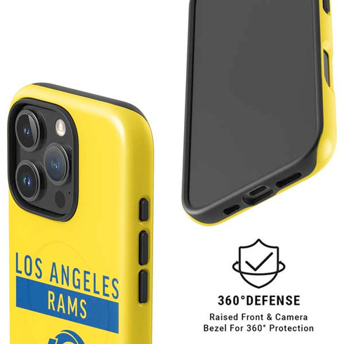 NFL Los Angeles Rams White Performance Series iPhone 16 Pro Magsafe Impact Case