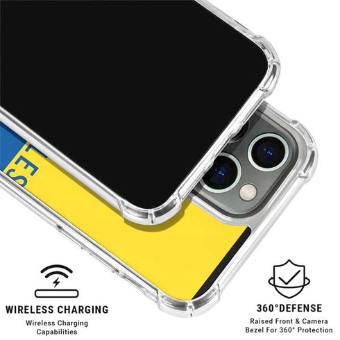 NFL Los Angeles Rams White Performance Series iPhone 16 Pro Max Clear Case