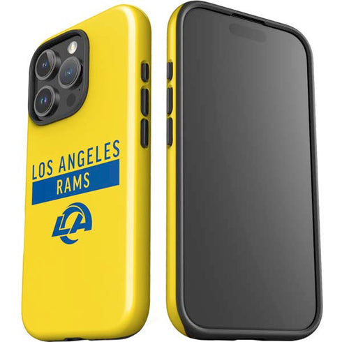 NFL Los Angeles Rams White Performance Series iPhone 16 Pro Max Impact Case