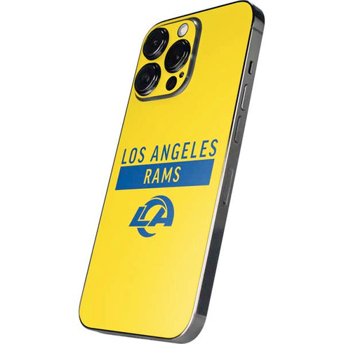 NFL Los Angeles Rams White Performance Series iPhone 16 Pro Max Skin