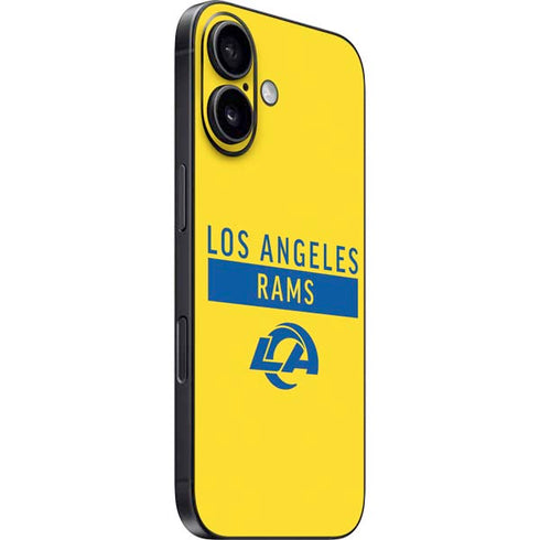 NFL Los Angeles Rams White Performance Series iPhone 16 Skin