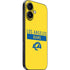 NFL Los Angeles Rams White Performance Series iPhone 16 Skin