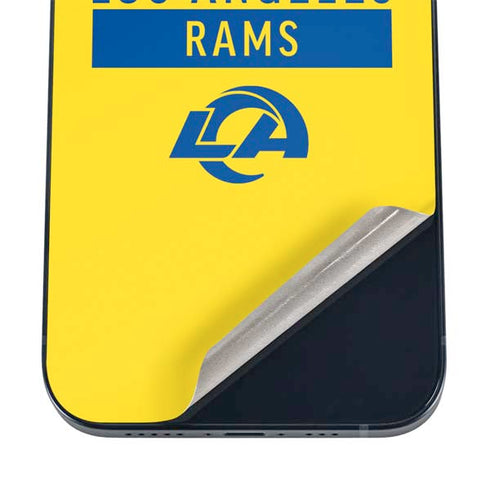 NFL Los Angeles Rams White Performance Series iPhone 16 Skin