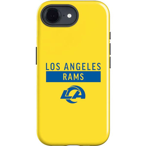 NFL Los Angeles Rams White Performance Series iPhone 16e Impact Case