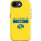 NFL Los Angeles Rams White Performance Series iPhone 16e Impact Case