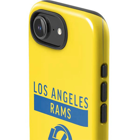 NFL Los Angeles Rams White Performance Series iPhone 16e Impact Case