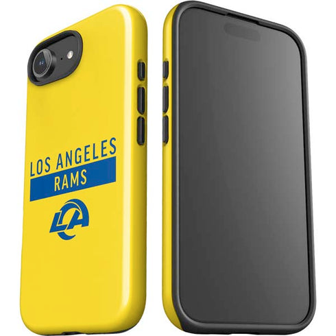 NFL Los Angeles Rams White Performance Series iPhone 16e Impact Case