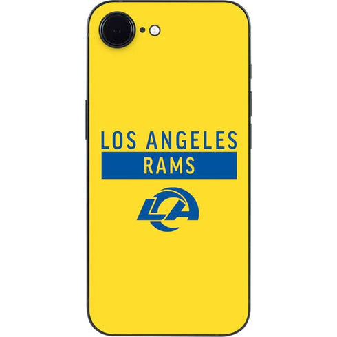 NFL Los Angeles Rams White Performance Series iPhone 16e Skin