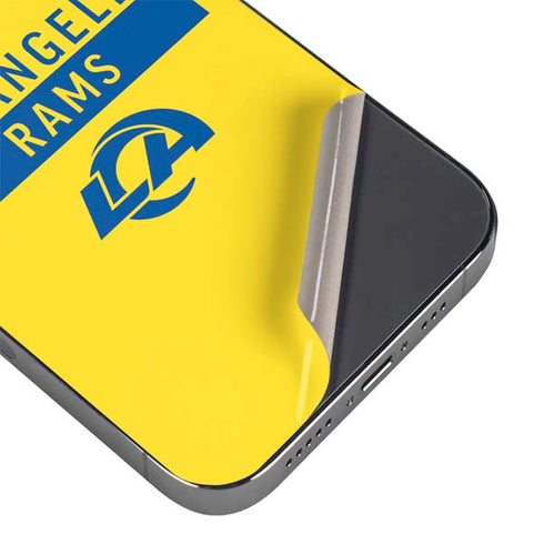 NFL Los Angeles Rams White Performance Series iPhone 16e Skin