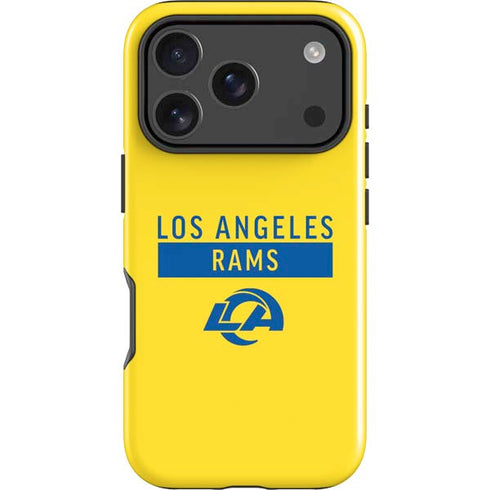 NFL Los Angeles Rams White Performance Series iPhone 18 Pro Impact Case