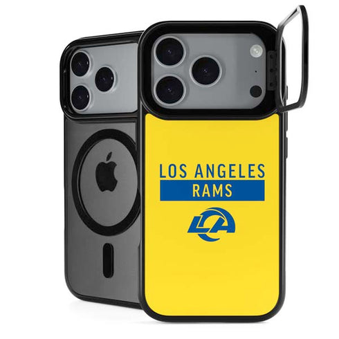NFL Los Angeles Rams White Performance Series iPhone 18 Pro Kickstand Case