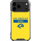 NFL Los Angeles Rams White Performance Series iPhone 18 Pro Max Clear Case