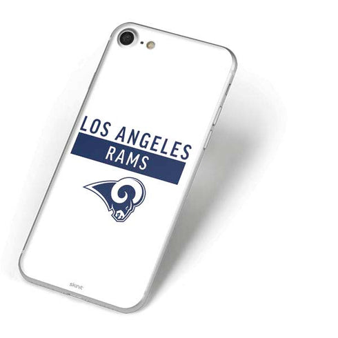 NFL Los Angeles Rams White Performance Series iPhone 8 Skin