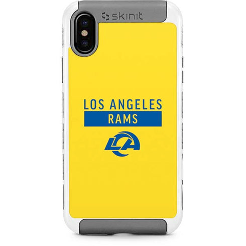 NFL Los Angeles Rams White Performance Series iPhone Cases