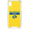 NFL Los Angeles Rams White Performance Series iPhone XS Clear Case