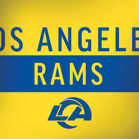 NFL Los Angeles Rams White Performance Series Dell Latitude Skin