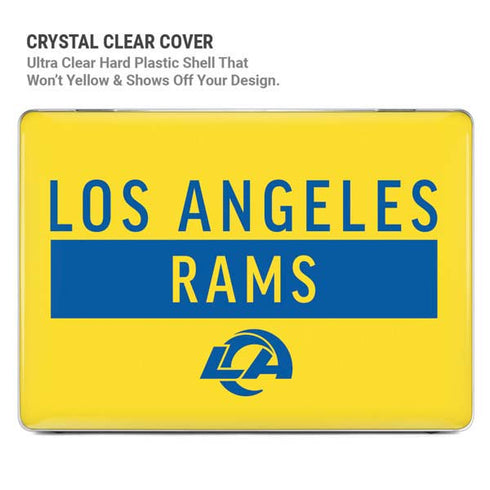 NFL Los Angeles Rams White Performance Series MacBook Pro 14in (2021-24) Case plus Skin
