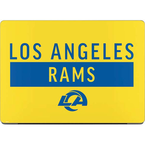NFL Los Angeles Rams White Performance Series Apple MacBook Pro 14-inch Skin