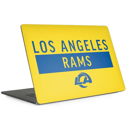 NFL Los Angeles Rams White Performance Series MacBook Skins