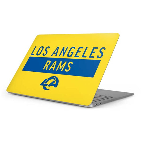 NFL Los Angeles Rams White Performance Series Apple MacBook Pro 16-inch Skin