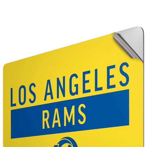 NFL Los Angeles Rams White Performance Series Apple MacBook Pro 16-inch Skin