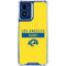 NFL Los Angeles Rams White Performance Series Moto G 5G (2024) Clear Case