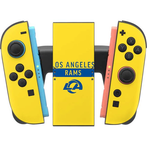 NFL Los Angeles Rams White Performance Series Nintendo Switch 2 (2025) Joy-Con Controller Skin