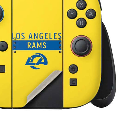 NFL Los Angeles Rams White Performance Series Nintendo Switch 2 (2025) Joy-Con Controller Skin