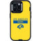 NFL Los Angeles Rams White Performance Series Otterbox Defender iPhone Skin