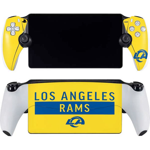 NFL Los Angeles Rams White Performance Series PlayStation Portal Remote Player Skin