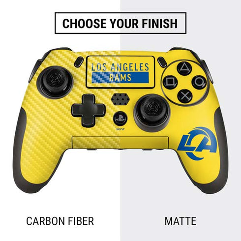 NFL Los Angeles Rams White Performance Series PlayStation Scuf Vantage 2 Controller Skin