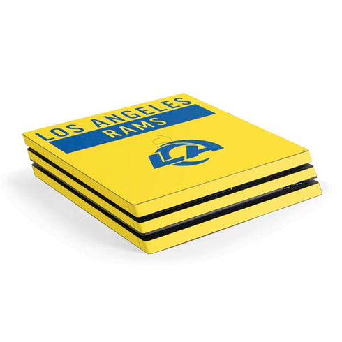 NFL Los Angeles Rams White Performance Series PlayStation PS4 Skins