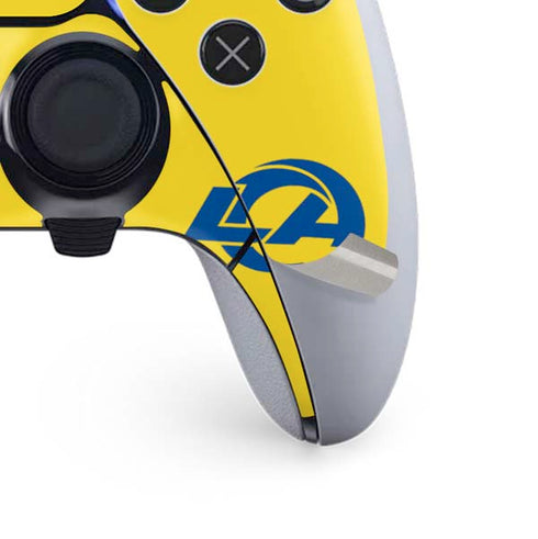 NFL Los Angeles Rams White Performance Series PS5 DualSense Edge Pro Controller Skin