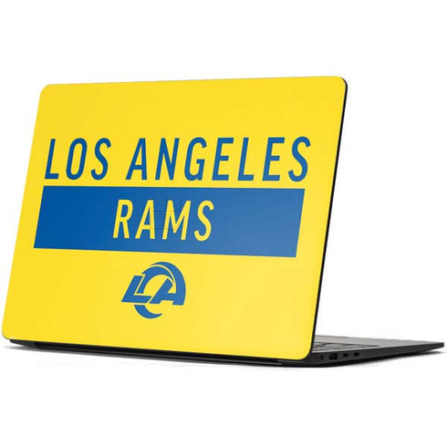 NFL Los Angeles Rams White Performance Series Surface Laptop 7 13.8in Skin