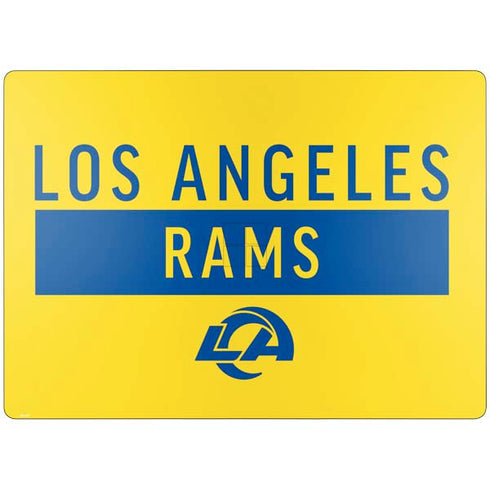 NFL Los Angeles Rams White Performance Series Surface Laptop 7 13.8in Skin