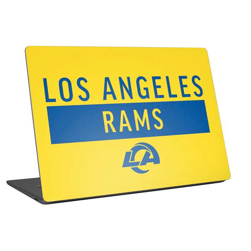 NFL Los Angeles Rams White Performance Series Laptop Skins