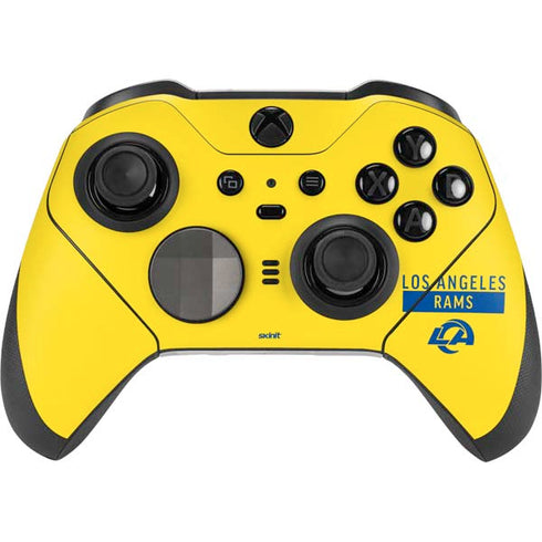 NFL Los Angeles Rams White Performance Series Xbox Elite Wireless Controller Series 2 Skin
