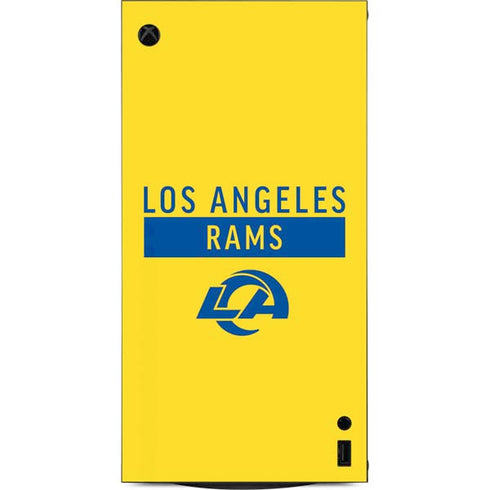 NFL Los Angeles Rams White Performance Series XBox Series X Digital Edition Console Skin