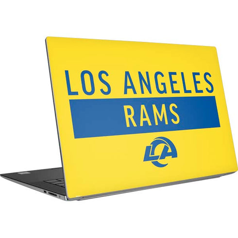 NFL Los Angeles Rams White Performance Series Dell XPS Skin